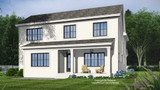 Farmhouse House Plan - Woodford 38050 - Rear Exterior