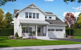 Farmhouse House Plan - Woodford 38050 - Left Exterior