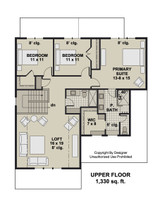 Bungalow House Plan - Arbor Creek 34930 - 2nd Floor Plan