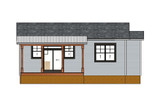 Traditional House Plan - Barnum 67261 - Rear Exterior