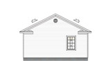 Traditional House Plan - Baldwin 77223 - Rear Exterior
