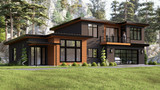 Modern House Plan - 17595 - Front Exterior