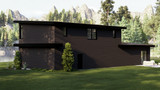 Modern House Plan - 17595 - Rear Exterior