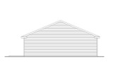 Secondary Image - Craftsman House Plan - Garage 55671 - Rear Exterior