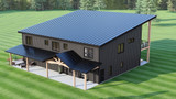 Contemporary House Plan - 52184 - Right Exterior