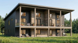Contemporary House Plan - 52184 - Rear Exterior