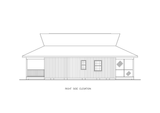 Contemporary House Plan - Longview 22 22925 - Right Exterior