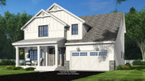 Farmhouse House Plan - Hartsville 81237 - Right Exterior