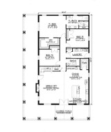 Country House Plan - 69480 - 1st Floor Plan