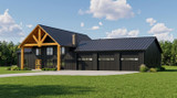 Lodge Style House Plan - 39004 - Front Exterior