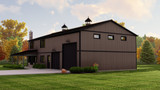Mountain Rustic House Plan - 84145 - Right Exterior