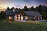 Farmhouse House Plan - Pinedale 99808 - Front Exterior