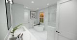Craftsman House Plan - Harlington 86809 - Master Bathroom