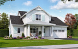 Farmhouse Plan - Plan #50853 - Front Exterior - Exterior