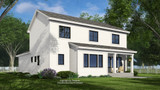 Farmhouse House Plan - Ridgewood 50853 - Rear Exterior