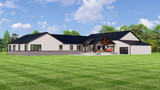 Country House Plan - 15034 - Rear Exterior