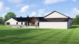 Country House Plan - 15034 - Rear Exterior