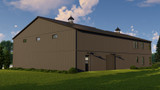 Farmhouse House Plan - 34950 - Rear Exterior