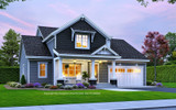 Craftsman House Plan - Foxworth 87356 - Front Exterior