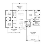 Farmhouse House Plan - Bay View 36782 - 1st Floor Plan