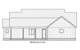 Farmhouse House Plan - Hickory Springs 56347 - Rear Exterior
