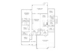 Ranch House Plan - Glendora 76097 - 1st Floor Plan