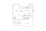 Ranch House Plan - Glendora 76097 - Basement Floor Plan