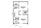 Modern House Plan - Koppe 60376 - 2nd Floor Plan