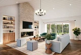 Craftsman House Plan - Annette 64046 - Great Room