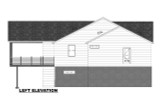 Farmhouse House Plan - Garden City 55594 - Left Exterior
