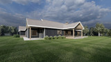 Traditional House Plan - Harrison 85618 - Rear Exterior