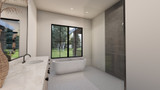 Traditional House Plan - Harrison 85618 - Master Bathroom