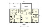 Country House Plan - Daffodil 19700 - 1st Floor Plan
