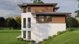 Contemporary House Plan - Horizon Peak 79426 - Left Exterior