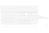 Traditional House Plan - Crockett Barndo 49232 - Exterior
