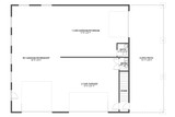 Traditional House Plan - Crockett Barndo 49232 - 1st Floor Plan