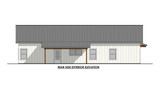 Secondary Image - Country House Plan - Eucalyptus 92605 - Rear Exterior