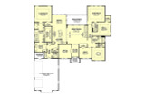 Traditional House Plan - Arbor Place 59243 - 1st Floor Plan