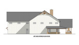 Farmhouse House Plan - Gaillardia #1 10992 - Left Exterior