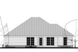 Secondary Image - Ranch House Plan - Oaks IV 71828 - Rear Exterior