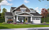 Bungalow House Plan - Plan #74829 - Front Exterior - Exterior