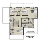 Bungalow House Plan - Granada 74829 - 2nd Floor Plan