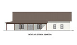 Ranch House Plan - Iris 99560 - Front Exterior