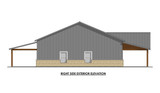Ranch House Plan - Ivy 25479 - Right Exterior