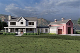 Farmhouse House Plan - Jackson 49497 - Front Exterior