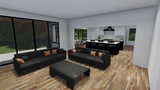 Traditional House Plan - Knighton 82705 - Living Room