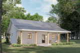 Secondary Image - Southern House Plan - 90218 - Rear Exterior