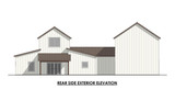 Farmhouse House Plan - Southern Pine 31476 - Rear Exterior