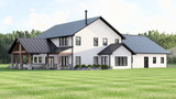 Farmhouse House Plan - 21215 - Rear Exterior