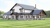 Farmhouse House Plan - 21215 - Right Exterior